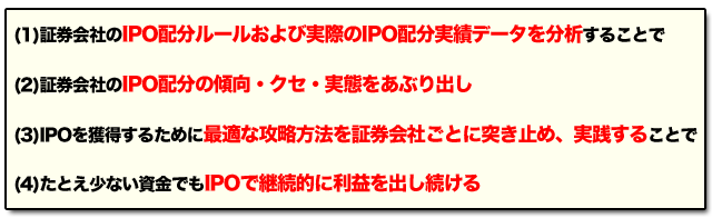 IPO(新規公開株)プロファイリング獲得術